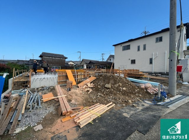 ◆阪南市自然田　第6期　新築一戸建ての外観|現在建築中！落ち着いた街並みで新生活を始めることが出来そう！周辺の物件も併せてご紹介させて頂きます！