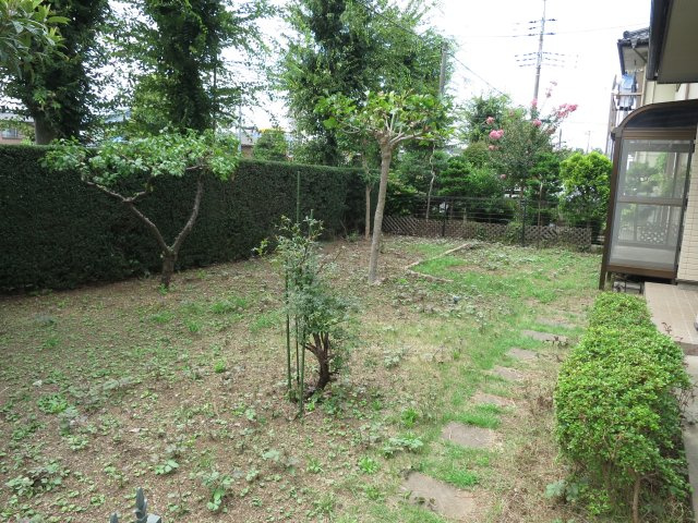 つくば市観音台１丁目の一戸建ての庭|お庭も活用できます。