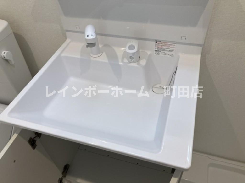 カインドネス小田急相模原南※初期費用分割あと払いサービス利用可能物件の洗面所