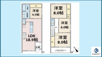 【間取り】 | バンクーバー1124代万町