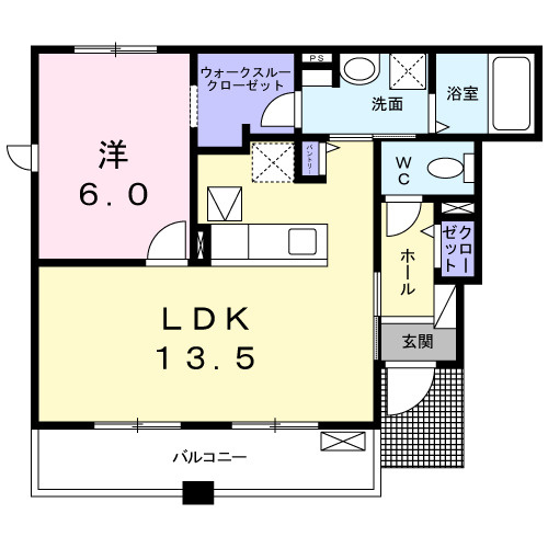 プレシャス　京　Ａの間取り