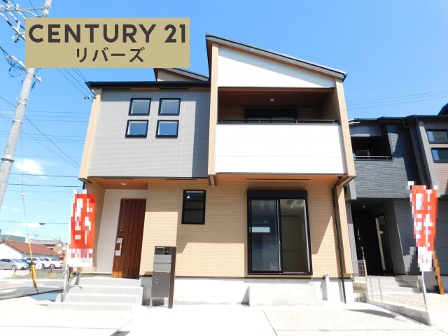 名古屋市南区砂口町の新築一戸建の外観|☆１号棟☆　　新価格！！いつでも見学できます♪（お問合せ当日、平日、水曜、夜間でもＯＫ）　角地！　駐車２台！　長期優良住宅・制震ダンパー搭載！　畳コーナー付リビング１９帖！　買い物施設徒歩５分圏内♪