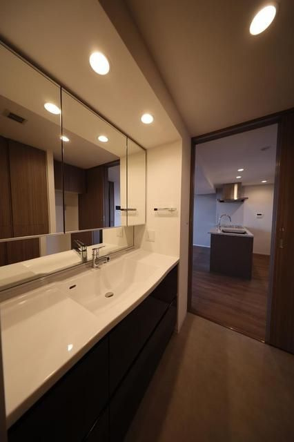 プライマル町屋の洗面所