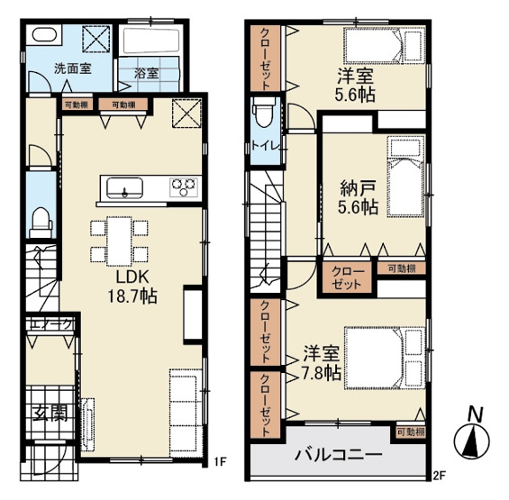【間取り】 | 堺市北区金岡町　中古戸建 | ※現在賃貸中につき、ご内覧は11月以降となります。※掲載中の写真は広角レンズで撮影のため、実際の見え方とは異なります。