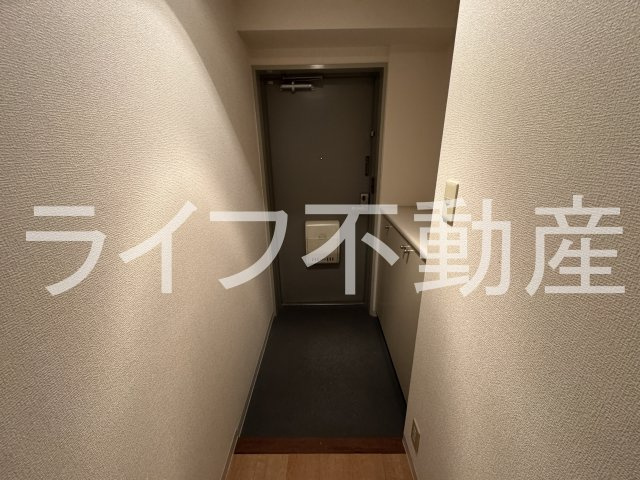 クレージュ（長田賃貸）の玄関|シンプルで使いやすい玄関です
