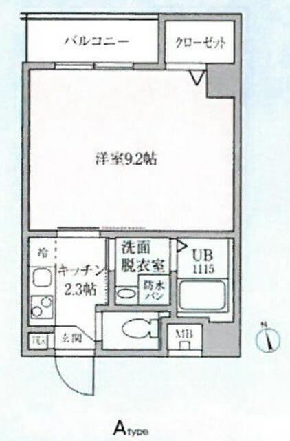 パルテール天王町の間取り