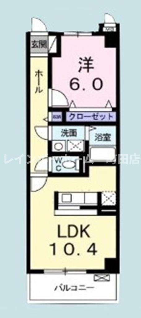 ベルテックス※初期費用分割あと払いサービス利用可能物件の間取り