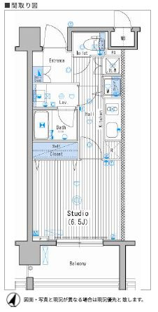 ガーラ大森リバーサイドの間取り