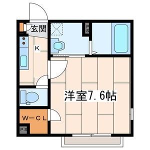 ニューアサヒハイツの間取り|間取りです。