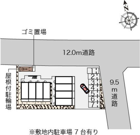 ミランダばうレジデンス湘南 の区画図