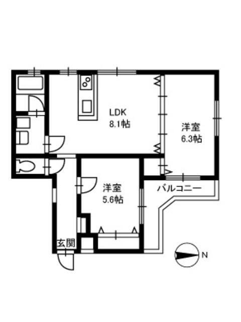 サブリナの間取り