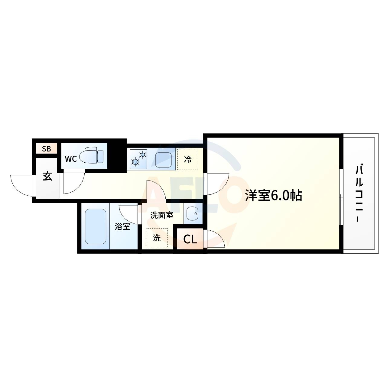 Luce Kujonishiの間取り|Luce　kujyonishi　間取り