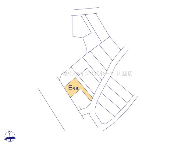 【E号棟　区画図】