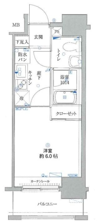 リクレイシア・コルテ川崎元木の間取り|間取りです。