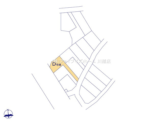 【D号棟　区画図】