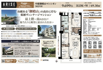 【その他】 | 中銀御殿山マンシオン　仲介手数料無料＋50万円現金プレゼント中