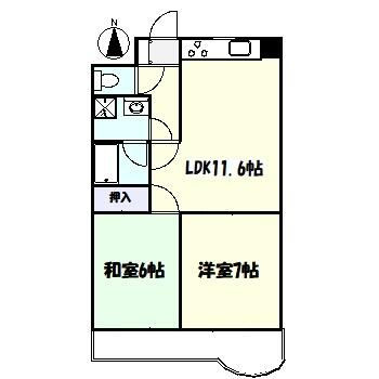 祖父江マンションの間取り