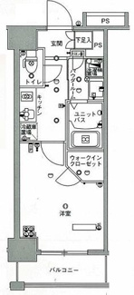 【間取り】 | スカイコート両国参番館 | 間取りです。