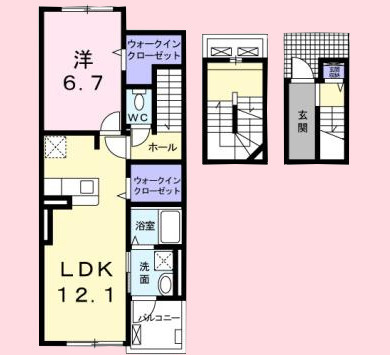 メゾン　ド　ウィズの間取り