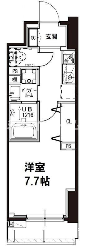 メゾンドアーク南大井の間取り