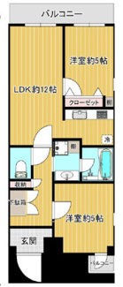 【間取り】 | アルシェ上野松が谷 | 間取りです。