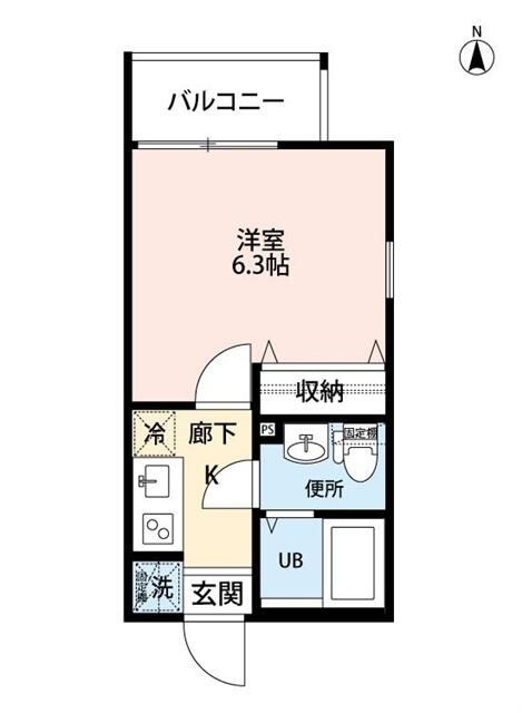 サザンフロント六町の間取り