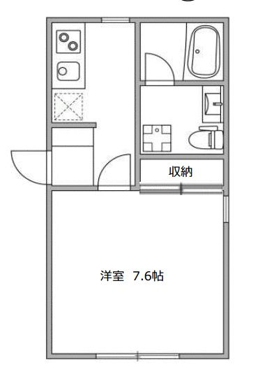 【間取り】 | ドムフォレント明大前