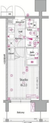 ガーラ・プレシャス渋谷の間取り
