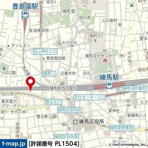 ＡｚａｌｅａＨｏｕｓｅ練馬の地図