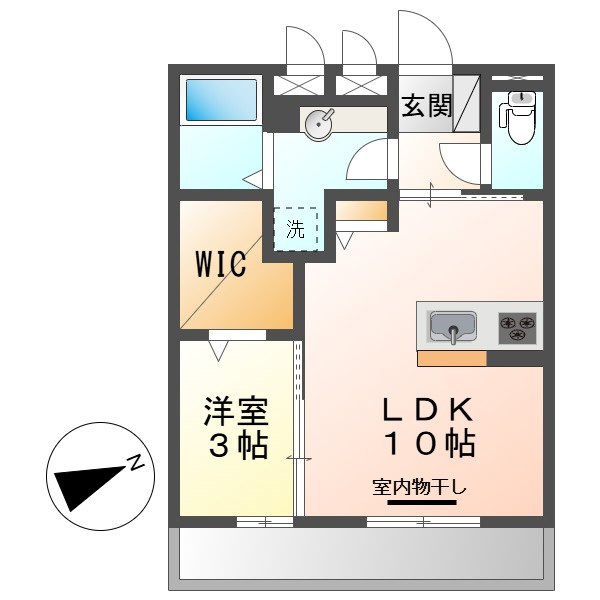 ベイブランシェ白楽町の間取り