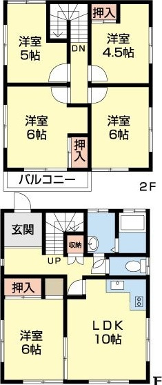 島田市阪本戸建Ⅱの間取り