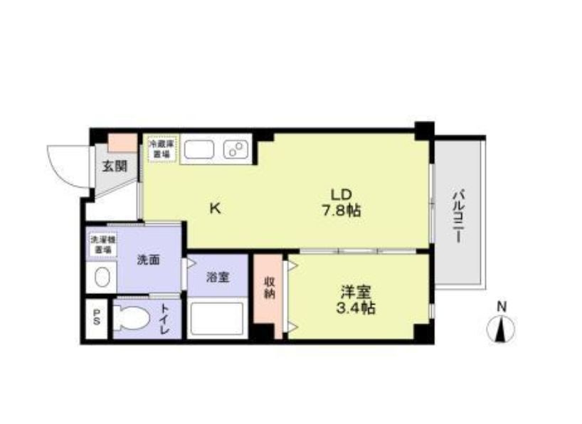 オルキス北千住の間取り