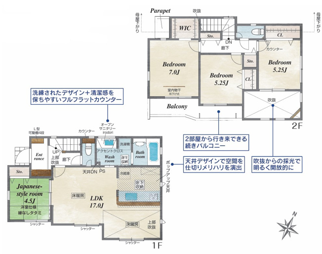 【間取り】 | JR南武線「武蔵新城」新築分譲