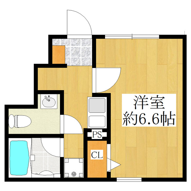 ＲＯＷ　ＨＯＵＳＥ王子本町の間取り|２面採光のお部屋です♪