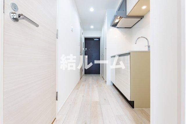 板橋区蓮根３丁目の賃貸マンションの玄関