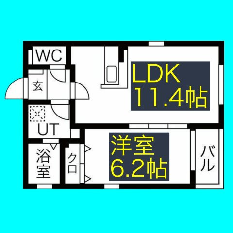 DEVELD荒中の間取り