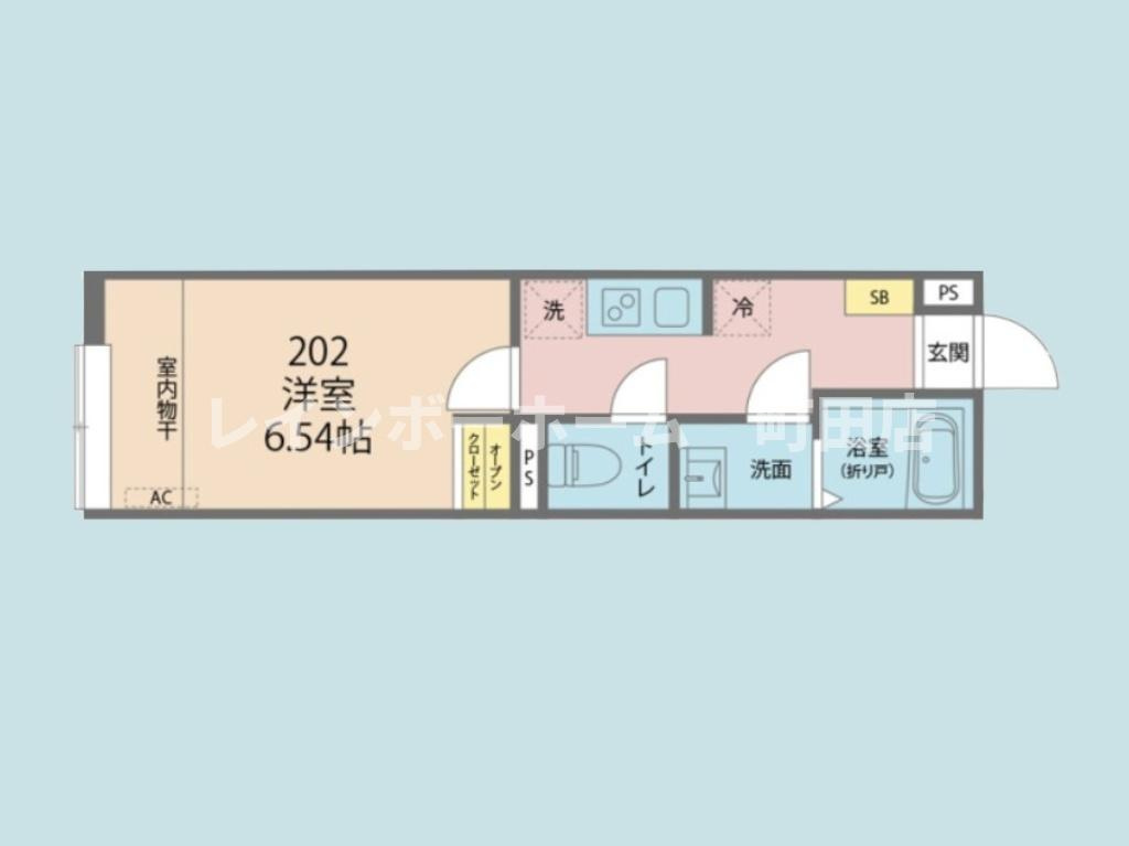 カインドネス小田急相模原3※初期費用分割あと払いサービス利用可能物件の間取り
