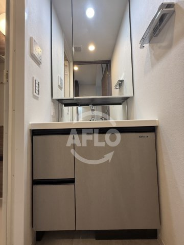 ルフォンプログレ天満橋マークスの独立洗面台|ルフォンプログレ天満橋マークス　独立洗面台