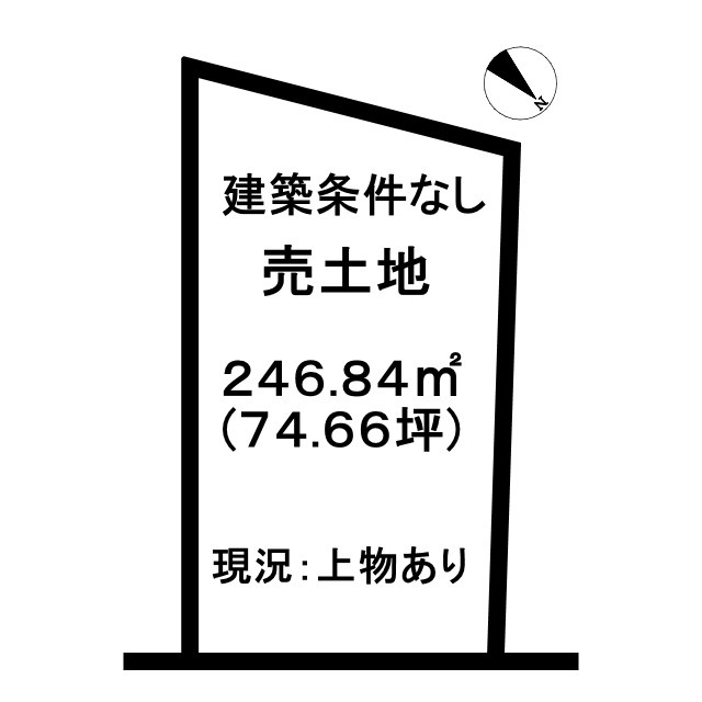 売土地　西つつじヶ丘美山台1丁目の土地図