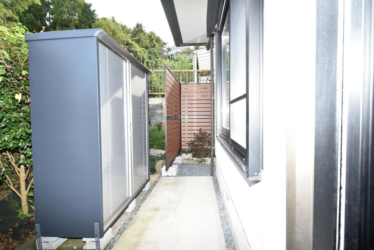 日立市十王町友部　中古戸建の庭