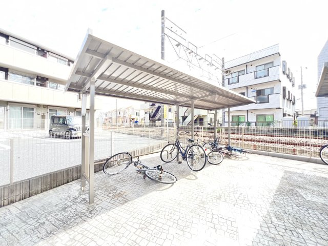 コーポスカイFのその他共用部分|駐輪場