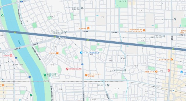 尼崎市水堂町　第3期　新築一戸建ての地図