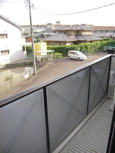 フレグランスマツウラのバルコニー