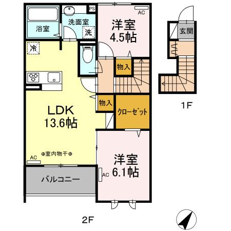 Ｌａ　ｍｅｒ  の間取り