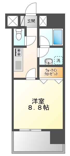 ハアラン高柳の間取り
