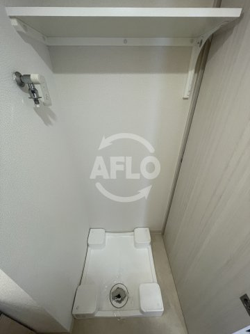 プレサンス塚本ミッドマークの洗面所|プレサンス塚本ミッドマーク　洗濯パン