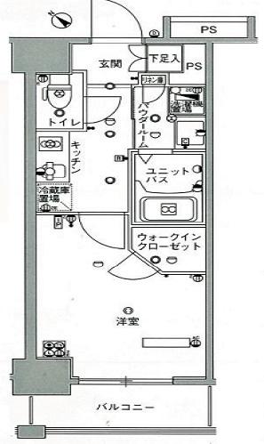 スカイコート両国参番館の間取り