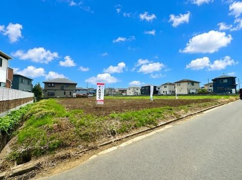 【土地】川越市小堤売地 NO.2の外観|敷地90坪以上の更地です