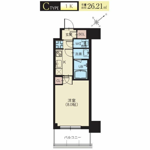 スプランディッド新横浜の間取り