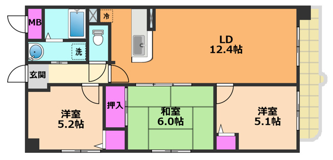 【間取り】 | ピソ・アモール